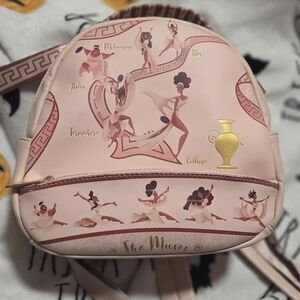 Disney Pink and Gold Women's Backpack